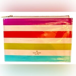 Kate Spade Candy Stripe Pencil Pouch